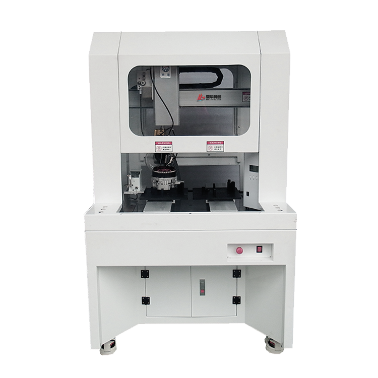 Floor standing soldering machine with cabinet