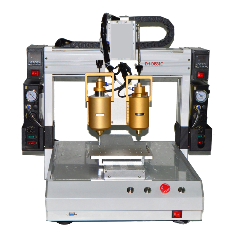 Double head single station automatic dispensing machine