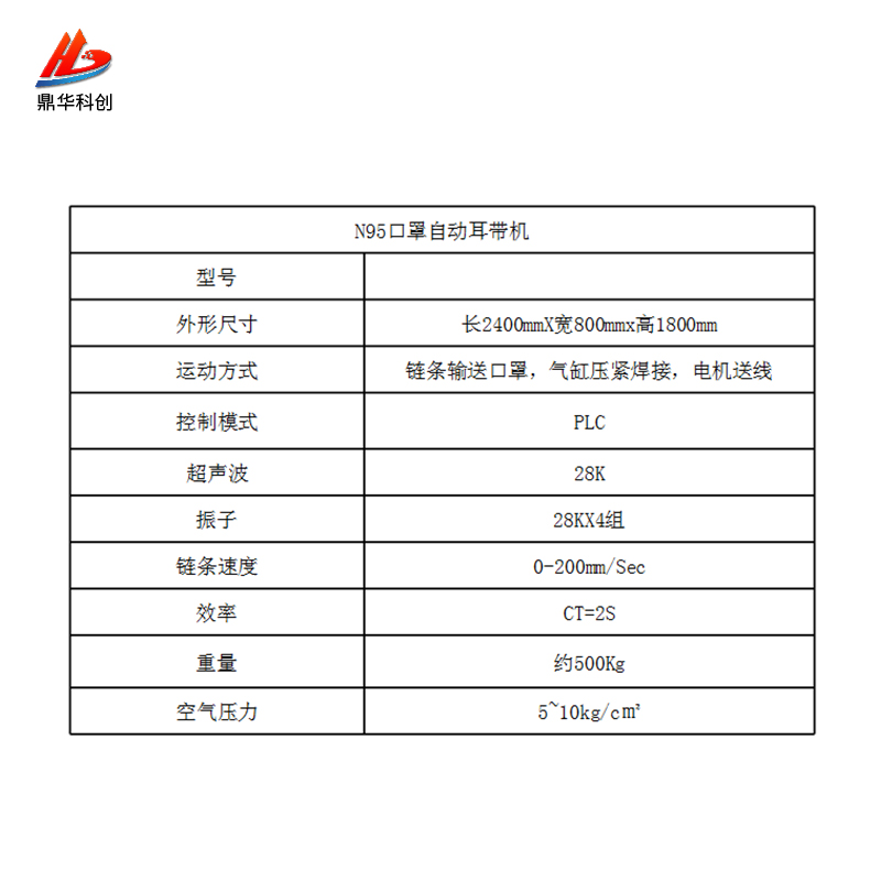 全自動(dòng)口罩機生產(chǎn)設備